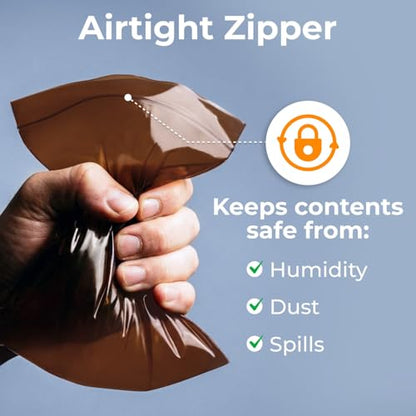 2"x 3" UV Protective Amber Zip Bags, Pack of 15 - Resealable Light-Blocking Plastic Bags for Packaging Light-Sensitive Products, Heavy Duty 3 mil Thick, Moisture Resistant Storage - size: 2"W x 3"L, style: Pack of 15