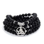 Yoga Charm 108 Mala Zen Buddha Beads Bracelet Necklace for Men or Women