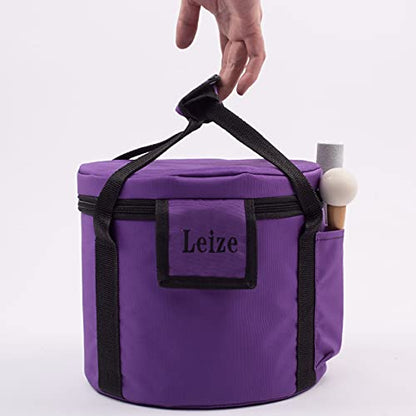 Leize Quartz Crystal Singing Bowl C Note Root Chakra White 8" with Heavy Duty Carrying Case Suede Striker - color: white, size: 8" C Note