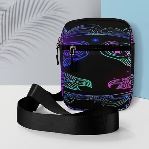 Stylish Messenger Bags Easy to Clean, Sling Backpack with Zipper, Crossbody Bag for Gym - color: Picture(342)