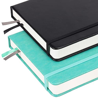 Graph Paper Notebook with 280 Pages,A5 Grid Paper Notebook/Journal,100gsm Thick Graph Leather Journal for Math Science Students,5.75'' × 8.38''-Black - color: Black, size: A5-Graph
