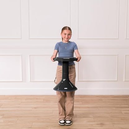 ECR4Kids ACE Active Core Engagement Wobble Stool, 18-Inch Seat Height, Flexible Seating, Black - color: Black