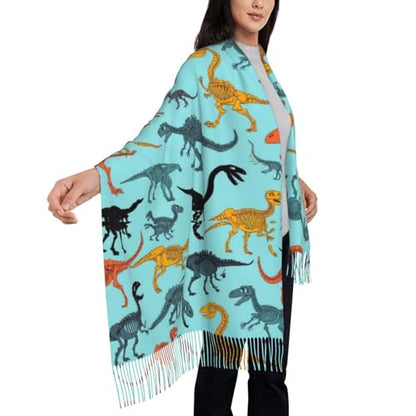 Supdreamc Cashmere Feel Scarf Soft Women Warm Cozy Scarves Multiple Colors - color: Picture (148)