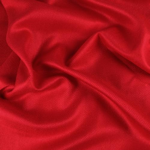 TZ Promise Women Pashmina Shawls and Wraps for Evening Dresses,Soft Large Long Scarf for Wedding,Bride Bridesmaid Gifts - color: Red