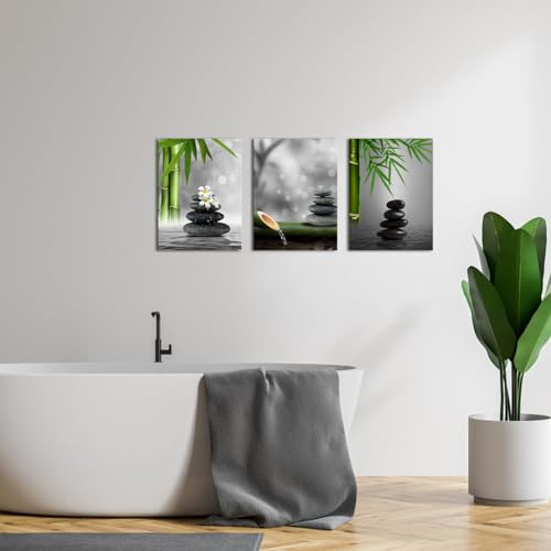 YeiLnm Zen Wall Decor Minimalist Pictures for Spa 12x16 inches