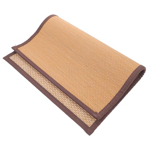 Cabilock Woven Seat Cushion Thick Tatami Floor Mat Cooling Meditation Cushion for Living Room Bedroom Yoga Office Natural Rustic Design for Adults and Practical Home Decor Gift