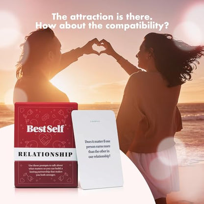 BestSelf Relationship Deck and Overcoming Burnout Journal - Create Real Relationship Conversations and a 4-Week Guided Journal to Address and Prevent Burnout