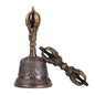 Hand Bell Puja Bronze Bell For Home Decoration, For Meditation, Prayer, Reiki, Wakefulness, Concentration, Healing Dorje Set(Medium)