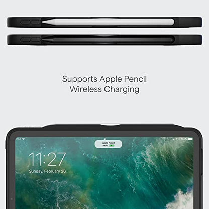 ZUGU Case iPad Pro 11 Inch Case, 1st/2nd/3rd/4th Generation 2018/2020/2021/2022, Slim Protective Cover w/Wireless Apple Pencil Charging, Convenient Magnetic Stand & Sleep/Wake Cover, Arctic Gray - color: Arctic Gray