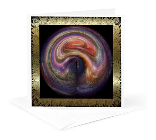 3dRose Meditation 12 Greeting Cards with envelopes