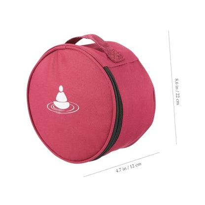 BESPORTBLE Singing Bowl Carrying Case Compact and Lightweight Sound Bowl Storage Bag for Meditation and Mindfulness Practices Decorative Cloth Material present for Friends and Family