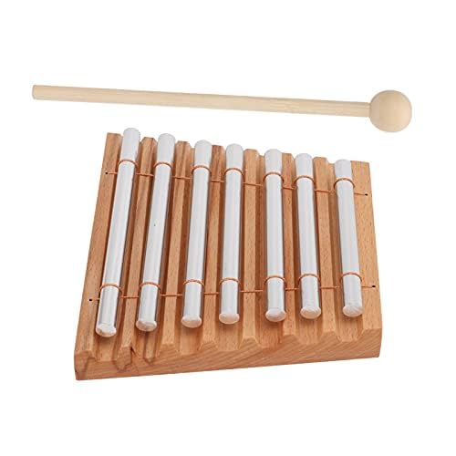 7 Tone Energy Chime with Mallet Rhythm Wind Chime for Meditation Classroom Management Teaching Supplies 16.8 x 15 x 13 cm