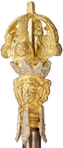 Tibetan Buddhist Meditation Bell And Dorje Set - Dharma Objects Bell Of Enlightenment From Nepal 7 Inches