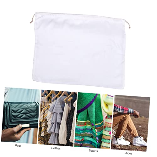 FRCOLOR 2Pcs Capacity Drawstring Storage Bag Lightweight Household Finishing Bag for Clothing Travel and Organization