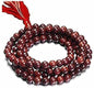 Rudraksh Mala, Natural Himalayan Genuine Original Rudraksha Rosary - style: Red Sandalwood Jaap mala 7-8MM