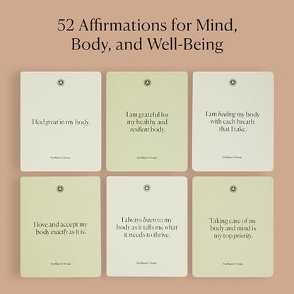 Mindful Affirmation Cards for Health and Wellbeing - style: Health & Wellness