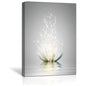 Zen Stones Wall Art and White Lotus Flower Wall Art