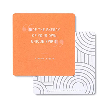 Compendium Weekly Reflections Card Set — 52 Inspiring Quotes, One Card for Each Week of the Year, Includes Desktop Display Stand - color: Weekly Reflections Card Set