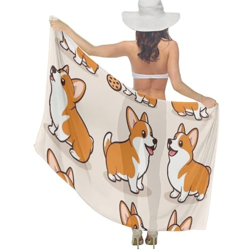 Fashion Travel Swimwear Bikini Wrap All Seasons Chiffon Scarf Beach Yarn Shawl - color: Color966