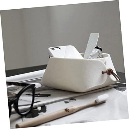 3pcs Folding Storage Box Cubbies Bins Basket for Storage Desktop Container Jewelry Holder Home Container