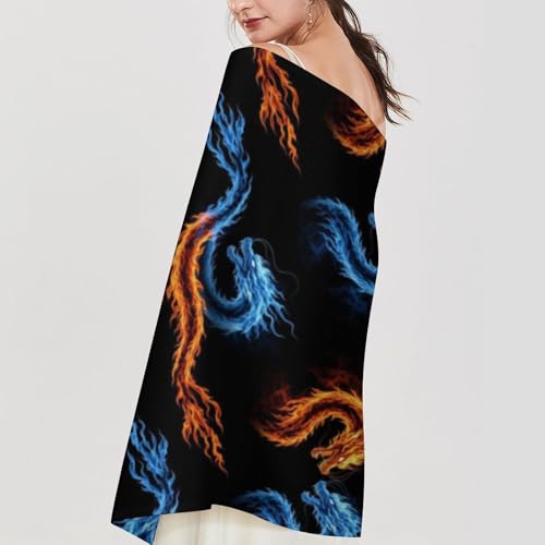 Autumn Winter Pashmina Shawls Wraps Scarf for Woman Girl - color: Picture (615)