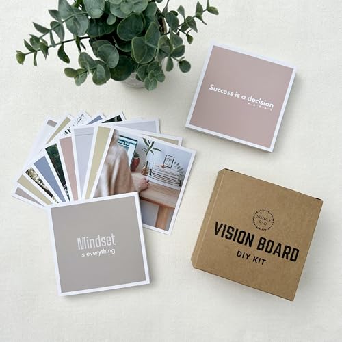 SIMPLY RSB The Ultimate Vision Board Kit and Inspirational Gift | 100 Motivational Cards, Complete Wall Decor Accessories (Cards Only) - style: Cards Only