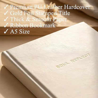 Guided Journal for Self-Discovery - 180 Undated Prompts for Gratitude, Healing, Personal Growth & Mindfulness - Wellness Journal for Emotional Clarity, Self Care & Mental Health Gift for Women & Men