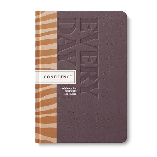 Compendium – Confidence Every Day Guided Journal: A Daily Practice for Strength and Courage – A 5-Minute a Day Personal Growth Notebook – An Inspiring Daily Journal for Forming New Habits - color: Confidence Plum