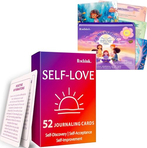 QUOKKA Journaling & Kids Affirmation Cards Bundle – 117 Cards