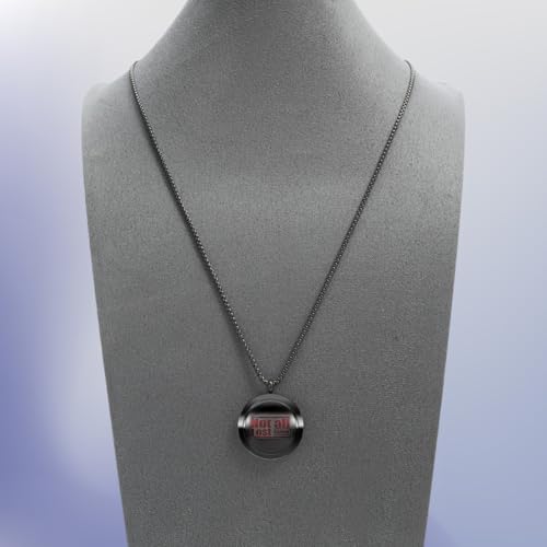 Aromatherapy Diffuser Necklace-Alphabet Essential Oil Necklace,Aromatherapy Diffuser Pendant for Men and Women,Portable,Suitable for Yoga,Meditation,Travel,Stress Relief Gift(Black 30mm) - color: Alphabet Black