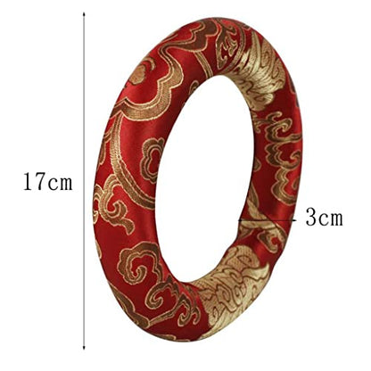 7 Inch Tibetan Meditation Cushion for Home Use, Red