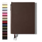 A5 Lined Journal Notebook for Women 160 Pages PU Leather Journaling for Writing - color: 1pack-Dark Brown