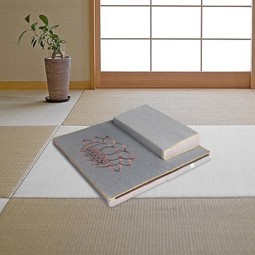 Vaveren Meditation Floor Pillow Creative Zen Pad Floor Mat for Home Bedroom Yoga
