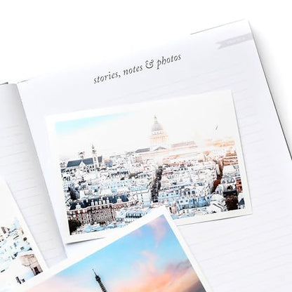 DUNCAN & STONE PAPER CO. Travel Journals - Elegant Journaling Notebook To Record All Your Travel Adventures Up To 15 Trips (Rose,110 Page) - color: Rose