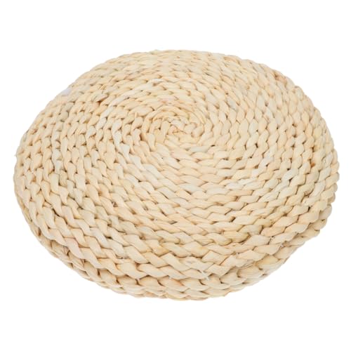Comfy Corn Bran Meditation Mat Handwoven Seat Pad Longevity Eco-Friendly Great for Decor Relax