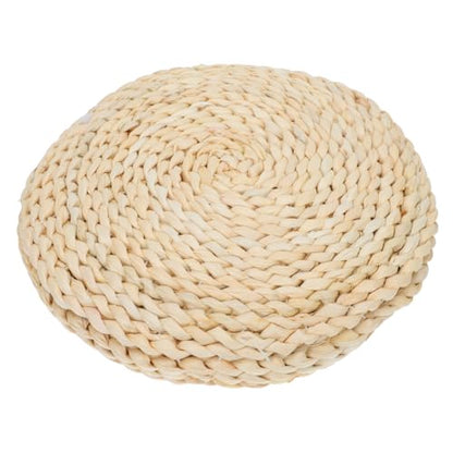 Comfy Corn Bran Meditation Mat Handwoven Seat Pad Longevity Eco-Friendly Great for Decor Relax