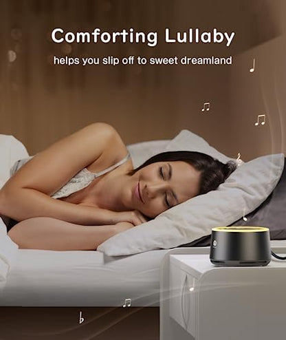 Dreamegg White Noise Machine - Sound Machine for Adult Baby Kid, Noise Machine for Sleeping with 24 Calming Sound, Ambient Nightlight, Continuous or Timer, Loud Sleep Machine for Home Nursery Office - size: Palm-sized (Standard)