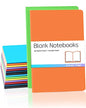 Gwybkq A5 Notebooks Bulk Blank Journals 16 Packs(5.5x8.3), Travel in Bulk Colorful Soft Cover, Sketchbook with No Lines Writing Diary Subject Notebooks Planner 30 Sheets/60 Pages - style: Unlined