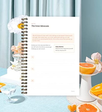 HARDCOVER- Self-Love Journal - 120 Pages - 91 Day Notebook and Self-Care Diary for Meaningful Deep Work and Mindfulness - A Daily Journal to Practice Self-Love, Change Your Mindset, in Just 10 Minutes