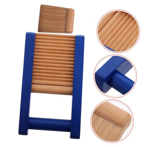 SUPVOX Wooden Hand Musical Scraper Board for Interactive Musical Instrument for Early Education Enhances Creativity Sensory Development for Group Activities and Music Learning