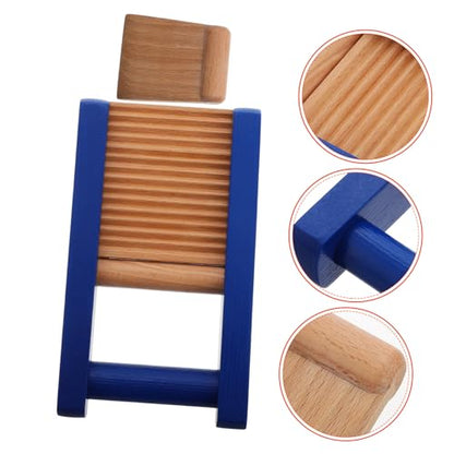 SUPVOX Wooden Hand Musical Scraper Board for Interactive Musical Instrument for Early Education Enhances Creativity Sensory Development for Group Activities and Music Learning