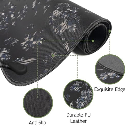 Grounding Mat Printed, 11.8 * 23.6 Universal Conductive Grounding mat for Bed, Earth Mat Grounding Pad for Better Sleep, Reduce Anxiety, Feet and Back Pain, Inflammation, Headache Relief