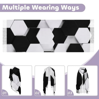 Ladies Warm Autumn Scarf Pashmina Wraps Shawl Winter Cozy - color: Picture (365)