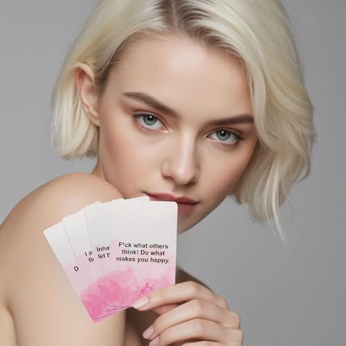 Badass Affirmation Cards for Women - Daily Positive Quotes, Unique Birthday Gifts for Bestie, Wife, Lady Boss, Coworkers, Graduation Gift For Her, Friend, Sister, Daughter