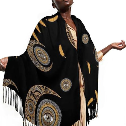 Big Oversized Long Scarves Pashmina Shawl Wrap Women gifts - color: Picture (641)
