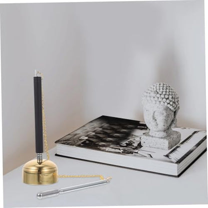 BESPORTBLE Flexible Telescopic Chime for Buddhist Temple Rituals Lightweight Handbell Instrument for Prayer and Meditation Portable Dharma Utensil for Spiritual Practice and Home Decor