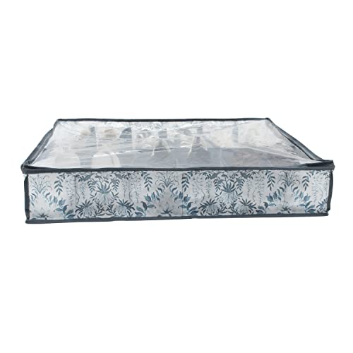 Laura Ashley Non-Woven 12 Pair Under The Bed Shoe Storage Bag | Dimensions: 29"x 24"x 6" | Holds 12 Pairs of Shoes | Bedroom Organization | Foldable | Parterre - style: Under Bed Shoe Bag