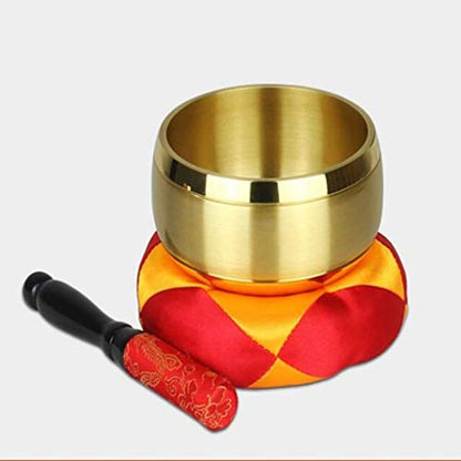 Tibetan Bowl Singing Bowl Decorative-Wall-Dishes Home Decoration Decorative Wall Dishes Tibetan Singing Bowl (Size : 15cm) ()