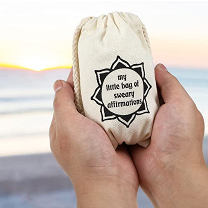 Geyee 32 Pcs Affirmation Cards for Women Funny Gift Encouragement Motivational Positive Swear Inspiration Self Affirmation Cards for Self Improvement Anxiety Relief