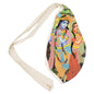 Cotton Japa Meditation Jholi Devotional Print | Traditional Chanting Bead Pouch for Mala | Handcrafted Prayer Accessory